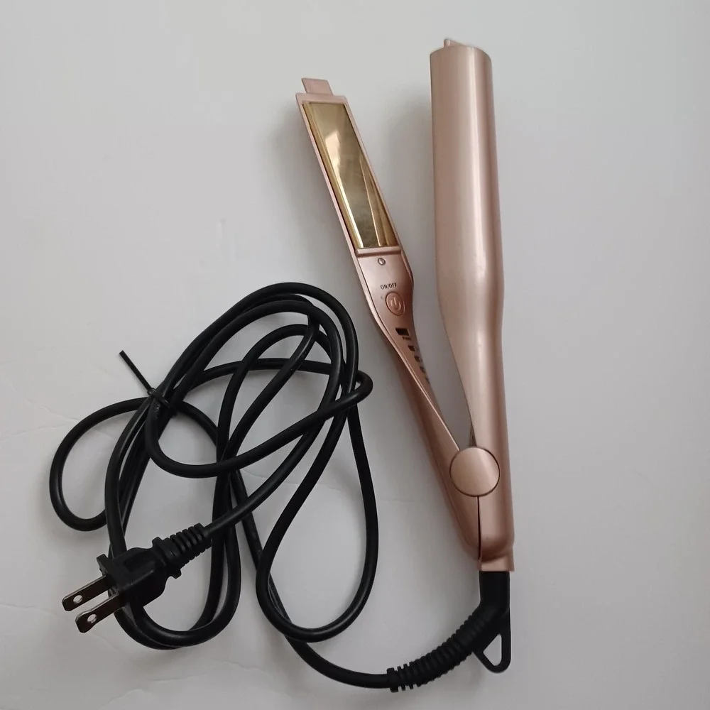Curling Iron Professional 2 in 1 Twist Hair Curling & Straightening Iron